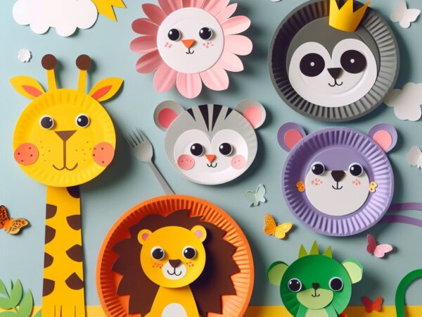 Paper Plate Zoo To Magnify Skills On Crafting Animal Menagerie