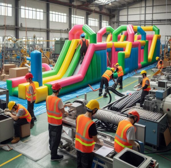 A Playground for Body and Mind From Inflatable Obstacles