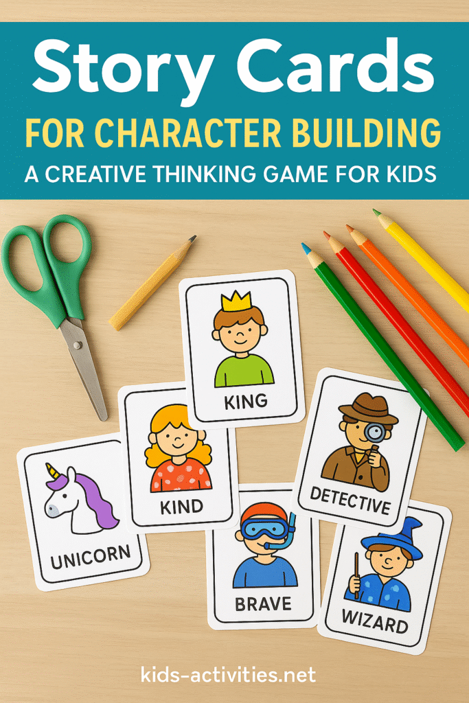 A Creative Story Cards for Character Building - Kids Activities