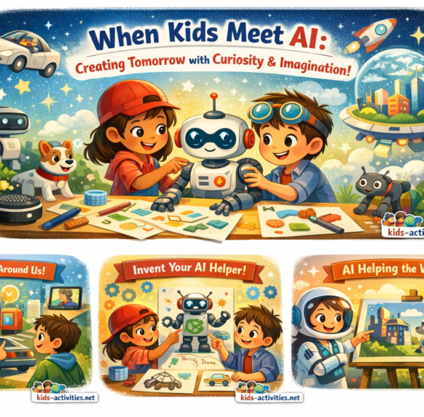 When Kids Meet AI: Creating Tomorrow with Curiosity & Imagination