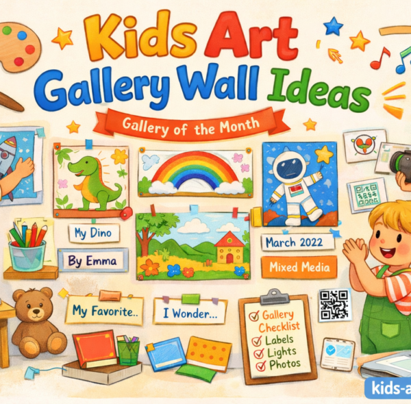 Kids Art Gallery Wall Ideas: How to Display Children’s Artwork at Home