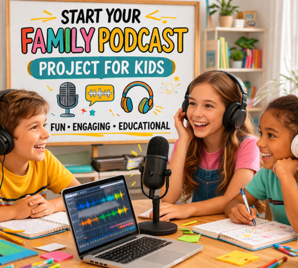 Family Podcast Project for Kids: A Fun Educational Activity That Builds Confidence