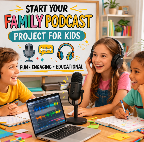 Family Podcast Project for Kids: A Fun Educational Activity That Builds Confidence